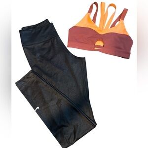 Nike Bundle Legging M + Top S